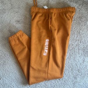 NWT Gap Factory Autumn Orange Jogger Vintage Soft Sweatpants Mens Sz XS